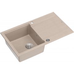 Quadron Evan HCQE8650U2BSP2O zlewozmywak graniteq 86x50 cm beżowy