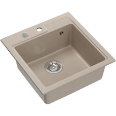 Quadron Peter HCQP5052BEZP zlewozmywak graniteq 52x50 cm beżowy
