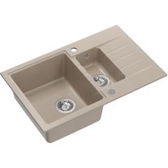Quadron Peter HCQP57850BEZP zlewozmywak graniteq 78x50 cm beżowy