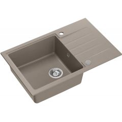 Quadron Peter HCQP7850ST zlewozmywak graniteq 78x50 cm beżowy
