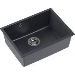 Quadron Alec HQA5340CZK zlewozmywak granitowy 53.5x40 cm czarny