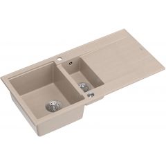 Quadron Evan HQE510050U2BSP2O zlewozmywak graniteq 100x50 cm beżowy