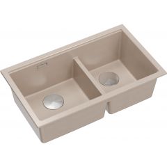 Quadron Logan HQL7645U2BSU zlewozmywak graniteq 76x45 cm beżowy