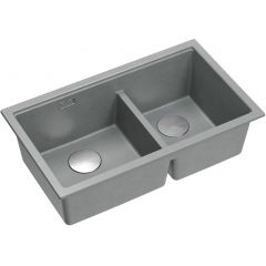 Quadron Logan HQL7645U5BSU zlewozmywak graniteq 76x45 cm szary/grafitowy/onyx
