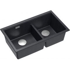 Quadron Logan HQL7645U8BSU zlewozmywak graniteq 76x45 cm czarny