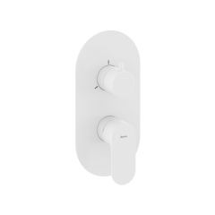 Ravak Eleganta X070260 bateria wannowo-prysznicowa podtynkowa z termostatem biała