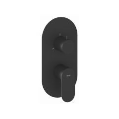 Ravak Eleganta X070297 bateria wannowo-prysznicowa podtynkowa z termostatem czarna