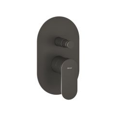 Ravak Eleganta X070335 bateria wannowo-prysznicowa podtynkowa grafitowa