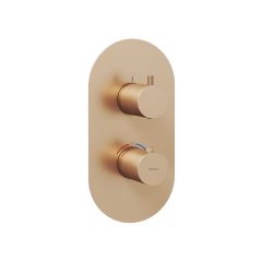 Ravak Espirit X070363 bateria prysznicowa podtynkowa z termostatem złota
