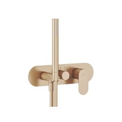 Ravak Eleganta X070370 bateria wannowo-prysznicowa podtynkowa z termostatem złota
