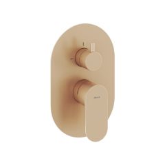 Ravak Eleganta X070375 bateria wannowo-prysznicowa podtynkowa złota