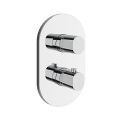Ravak Chrome II X070455 bateria wannowo-prysznicowa podtynkowa termostatyczna chrom