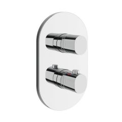 Ravak Chrome II X070457 bateria wannowo-prysznicowa podtynkowa termostatyczna chrom