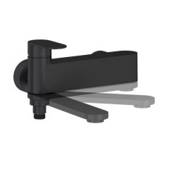 Ravak Chrome II X070463 bateria wannowo-prysznicowa ścienna czarna