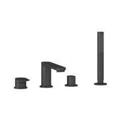 Ravak Chrome II X070593 bateria wannowo-prysznicowa nawannowa czarna