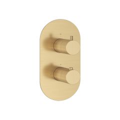 Ravak Espirit X070610 bateria wannowo-prysznicowa podtynkowa z termostatem złota