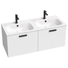 Ravak Chrome X000001747 szafka 120x49x47 cm podumywalkowa wisząca biała