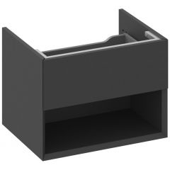 Ravak Lite X000001856 szafka 60x45x43 cm podumywalkowa wisząca czarna