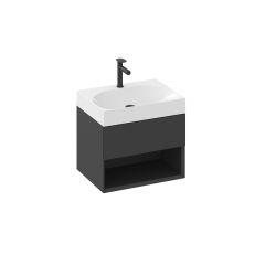 Ravak Lite X000001856 szafka 60x45x43 cm podumywalkowa wisząca czarna