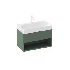 Ravak Lite X000001864 szafka 80x45x43 cm podumywalkowa wisząca zielona