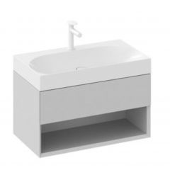 Ravak Lite X000001865 szafka 80x45x43 cm podumywalkowa wisząca szara
