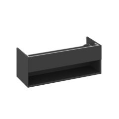 Ravak Lite X000001868 szafka 120x45x43 cm podumywalkowa wisząca czarna