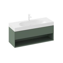 Ravak Lite X000001870 szafka 120x45x43 cm podumywalkowa wisząca zielona