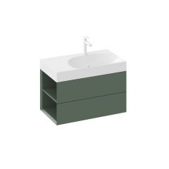 Ravak Lite X000001876 szafka 80x45x43 cm podumywalkowa wisząca zielona