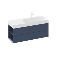 Ravak Lite X000001881 szafka 120x45x43 cm podumywalkowa wisząca czarna