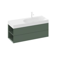 Ravak Lite X000001882 szafka 120x45x43 cm podumywalkowa wisząca zielona