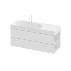 Ravak Lite X000001891 szafka 120x45x43 cm podumywalkowa wisząca biała