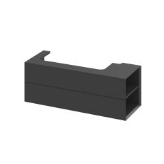 Ravak Lite X000001892 szafka 120x45x43 cm podumywalkowa wisząca czarna