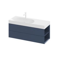 Ravak Lite X000001893 szafka 120x45x43 cm podumywalkowa wisząca niebieska