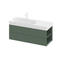 Ravak Lite X000001894 szafka 120x45x43 cm podumywalkowa wisząca zielona