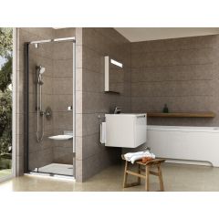 Ravak Pivot 03G40C00Z1 drzwi prysznicowe 80 cm uchylne