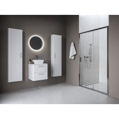 Ravak Blix II 0PMG0C00Z1 drzwi prysznicowe 120 cm rozsuwane aluminium połysk/szkło przezroczyste
