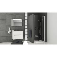 Ravak SmartLine 0SPABA00Z1 drzwi prysznicowe 100 cm uchylne chrom połysk/szkło przezroczyste