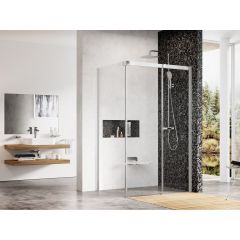 Ravak Matrix 0WPG4U00Z1 kabina prysznicowa 120x80 cm prostokątna satyna mat/szkło przezroczyste