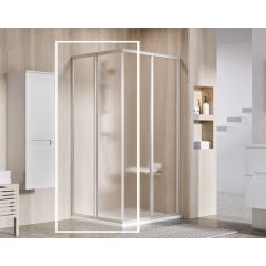 Ravak Supernova 14V70UO2ZG drzwi prysznicowe 90 cm rozsuwane satyna mat/