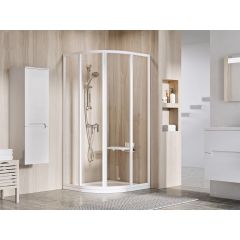 Ravak Supernova 3114O102Z1 kabina prysznicowa półokrągła 80x80 cm biały