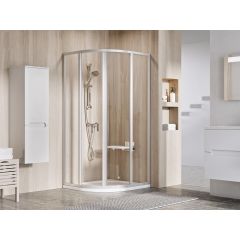 Ravak Supernova 3117OU02Z1 kabina prysznicowa półokrągła 90x90 cm satyna
