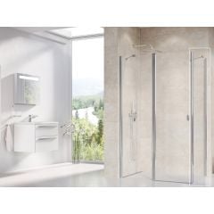 Ravak Chrome 9QVA0C00Z1 ścianka prysznicowa 100 cm aluminium połysk/szkło przezroczyste Ravak Chrome 9QVA0C00Z1 ścianka prysznicowa 100 cm aluminium połysk/szkło przezroczyste