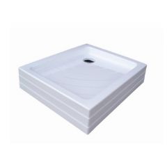 Ravak Aneta A003701120 brodzik prostokątny 90x75 cm biały