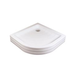 Ravak Ronda A204001120 brodzik półokrągły 80x80 cm biały