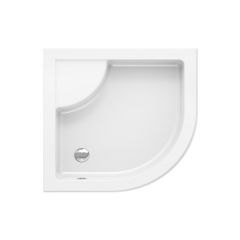 Ravak Sabina GPX11004 brodzik półokrągły 80x80 cm biały