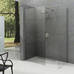 Ravak Walk-In GW9WM0C00Z1 ścianka prysznicowa walk-in 140 cm srebrny połysk/szkło przezroczyste