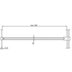 Ravak Walk-In Wall GWD01000C001 element łączący