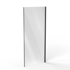 Ravak Cool! X9VV70300Z1 ścianka prysznicowa 90 cm czarny mat/szkło przezroczyste