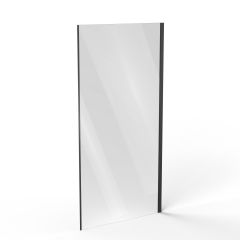 Ravak Cool! X9VVA0300Z1 ścianka prysznicowa 100 cm czarny mat/szkło przezroczyste