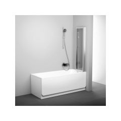 Ravak Supernova 795V0U00Z1 parawan nawannowy 100 cm 3-częściowy satyna mat/szkło przezroczyste